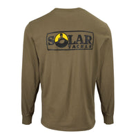 Casuals Langarm-T-Shirt - Olive