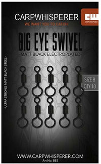 Großauge Wirbel - 10 Stück - Matt Schwarz