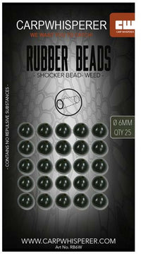 Gummiperlen - Kraut - 6mm - 25 Stück