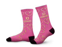 Delphin Happy Fishing - Socken - Bequem - Größe 38-41 - Rosa