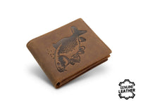Leder-Geldbörse - Karper Design - Dunkelbraunes Leder