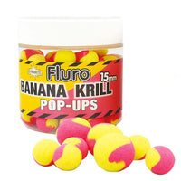 Fluro Two Tone Pop-Ups - 15mm - Krill & Banane