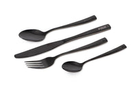Kochgeschirr Schwarz Edelstahl Besteck Set