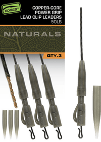 Edges Naturals Kupferkern Power Grip Blei Clip Vorfächer