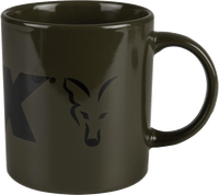 Grün und Schwarz Logo Keramikbecher