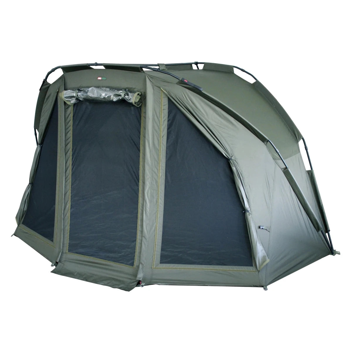 karper vis tent 2 personen Defender II Bivvy für – Angelzelt von JRC mit platzsparendem Aufbau – KarperCentrale Farbe:Ströme Campsite Camping Grabner in Magura