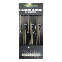 Leadcore Vorfach - 100cm - Ringwirbel - 3 Stück