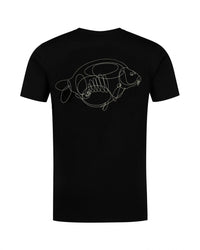 One Liner T-Shirt - Schwarz