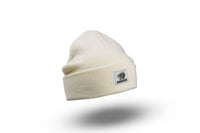 Make It Happen - Badge Beanie Mütze - Ecru