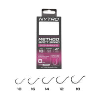 NTO-B2 Widerhakenloses Method Latex Köderband-Rig - 10cm