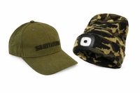 Camou LED Mütze + Shimano Green Cap
