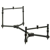 A1 - Bodenständer - 3-Ruten - Aluminium - 2x 6'' + 2x 9'' Beine