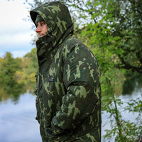 Schwergewichtige gepolsterte Jacke - Camouflage