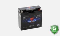 LiFePO4 Intelligente Batterie - 12,8 V - 20 Ah - Bluetooth & Batteriemanagementsystem