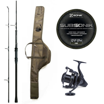 Komplettes Set mit 1 Rute