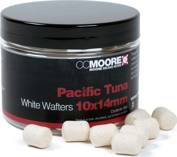 Pacific Tuna - Dumbell Wafters - Weiß - 10x14mm
