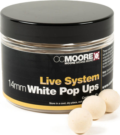 Live System - Pop-ups - 14mm - weiß