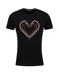 Damen Love T-Shirt - Schwarz  