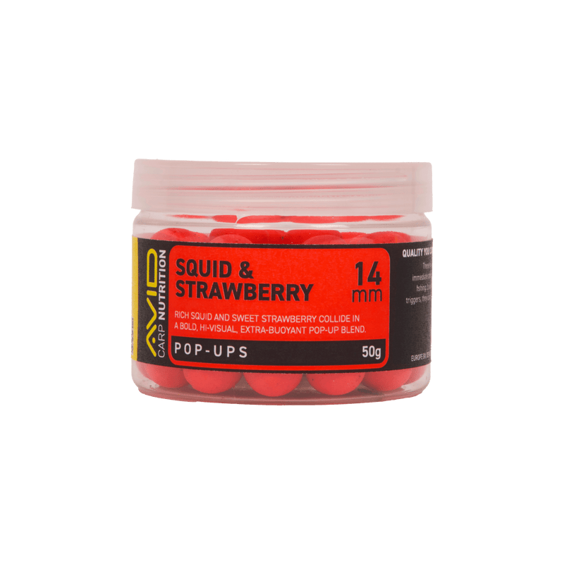 Squid & Strawberry Pop-up - 14mm - Rot