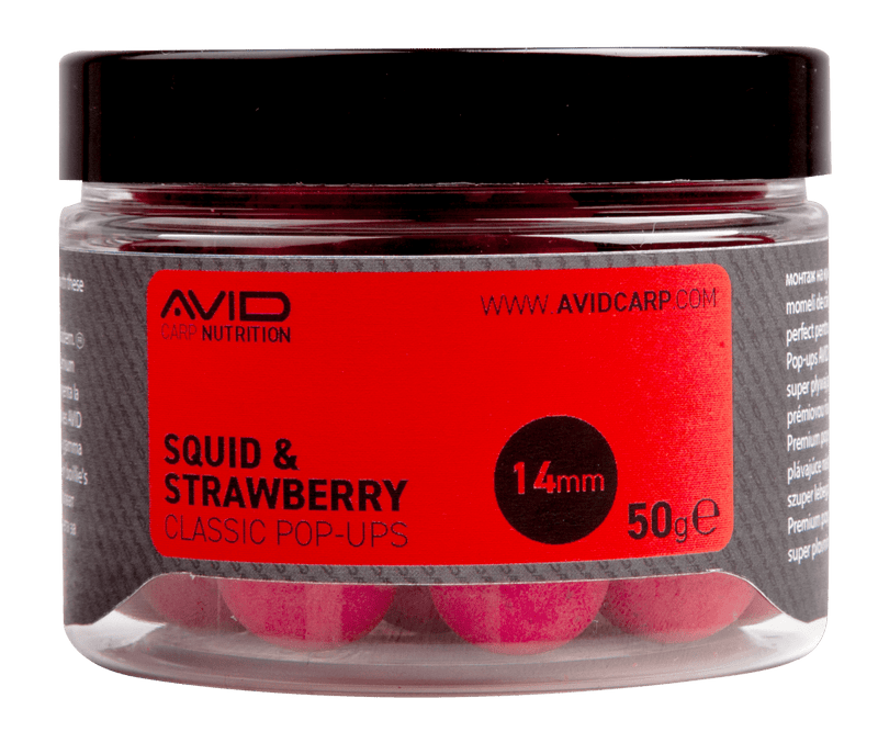 Squid & Strawberry Pop-Ups 14mm - Natürlich