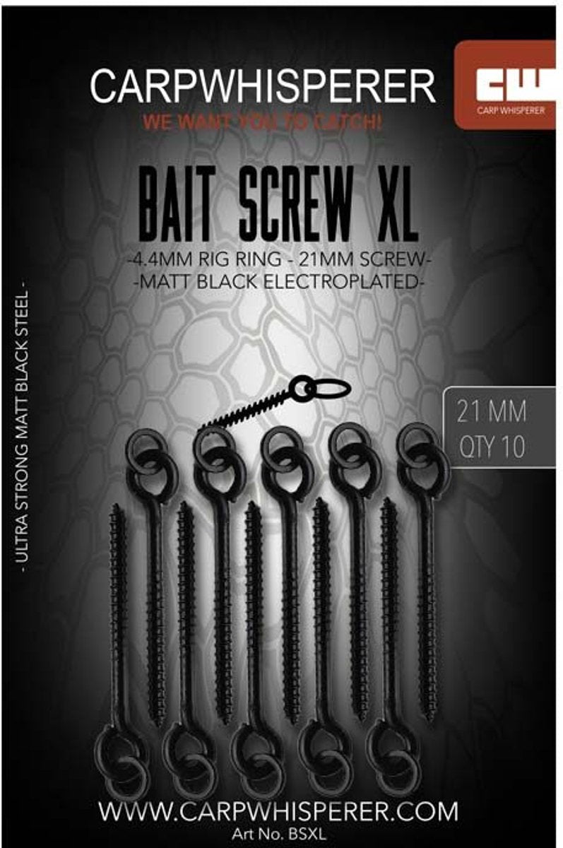 Köderschraube - Extra Lang - 21mm - 10 Stück