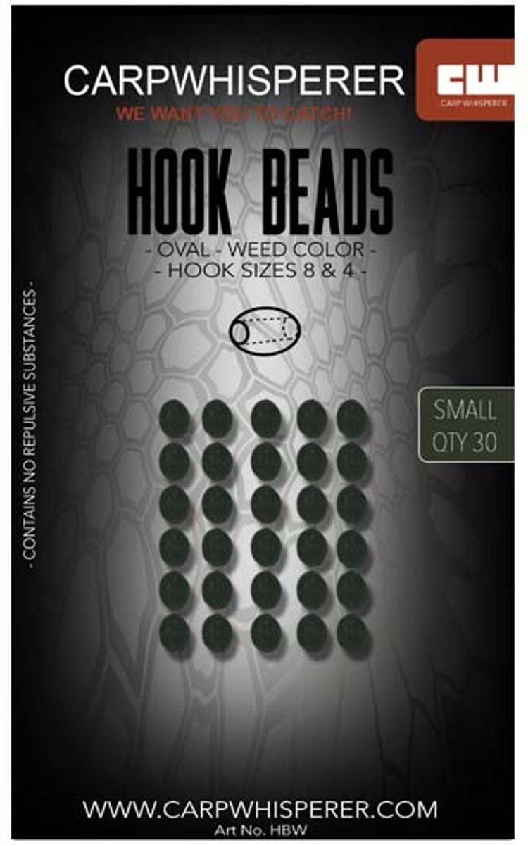 Hakenperlen - Algengrün - 30 Stück