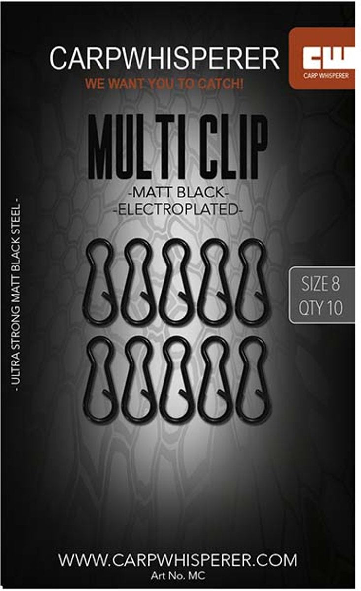 Carp Whisperer Multi Clip - 10pcs - KarperCentrale