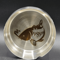 Edelstahl Smokin' Fish - Aschenbecher