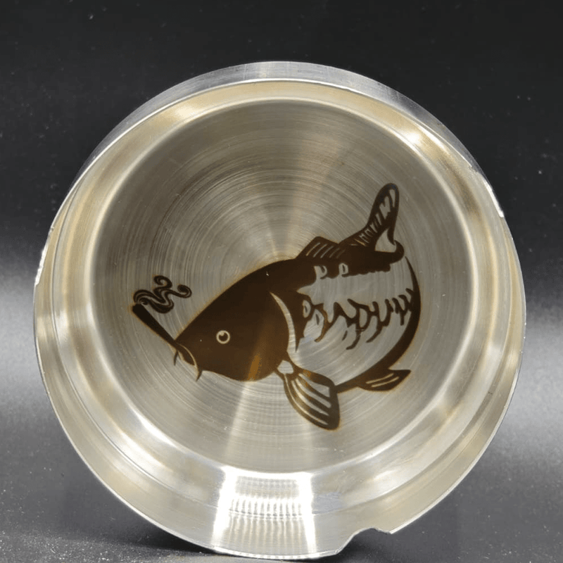 Edelstahl Smokin' Fish - Aschenbecher