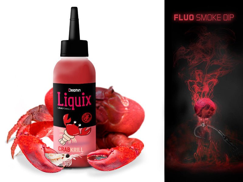 D Snax LiquiX - Crab & Krill - Fluo Dip - PVA Safe - Fleischig