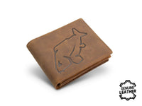 Leder-Geldbörse - Karper Design - Dunkelbraunes Leder