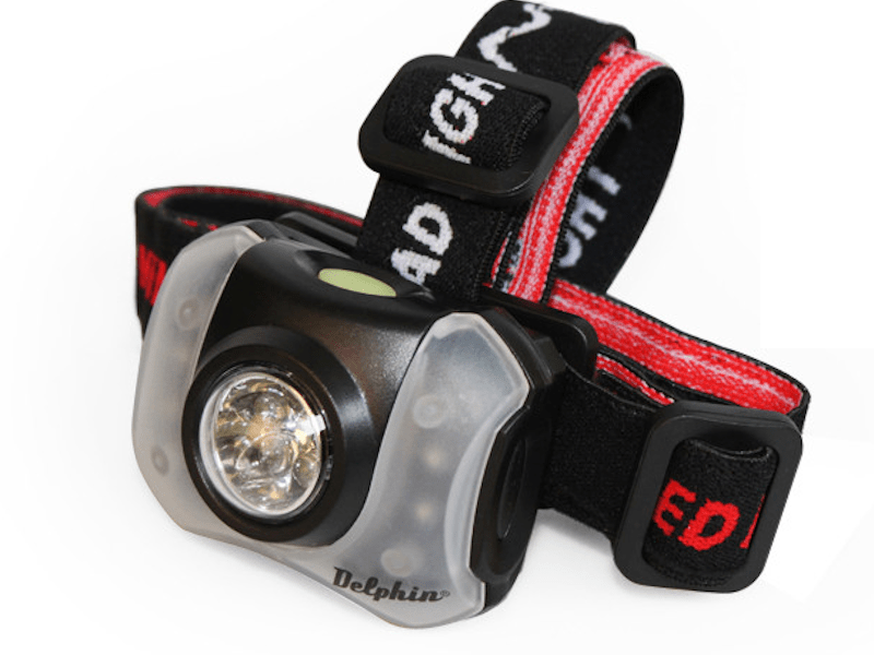 Polar X - Stirnlampe - Rot & Weiß LED