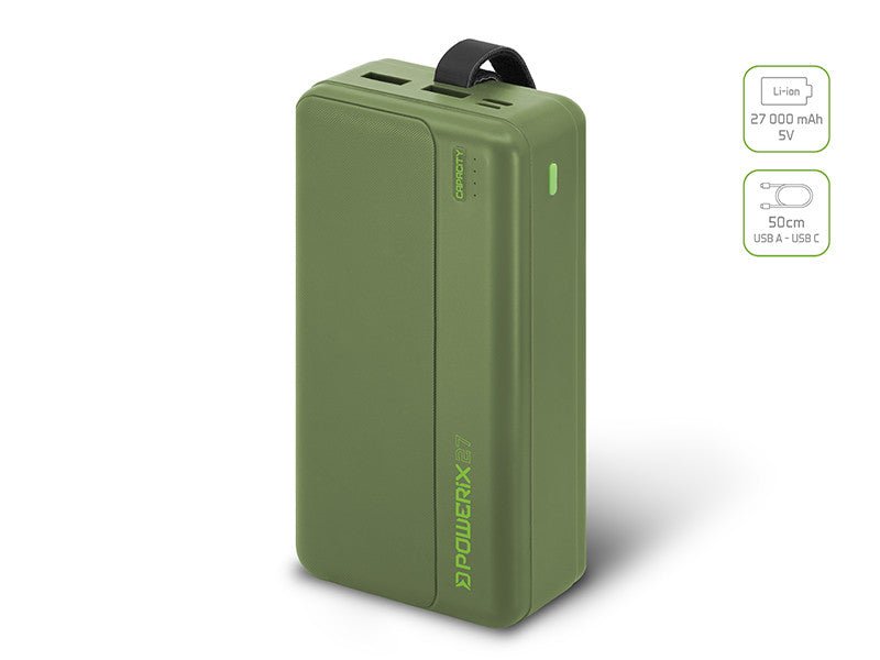 PoweriX - Powerbank - 27.000mAh