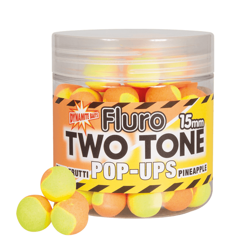 Fluro Two Tone Pop-Ups - 15mm - Tutti frutti & Ananas
