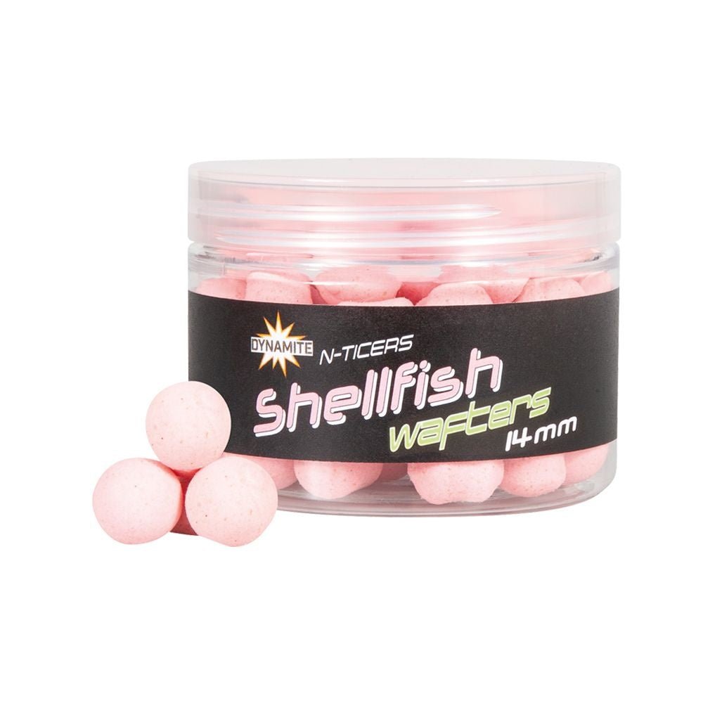 Dynamite Baits N - Ticer Wafters - 14mm - Peach & pepper - KarperCentrale