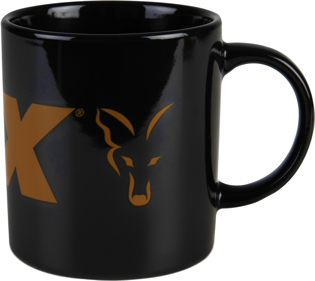 Fox Black and Orange Logo Ceramic Mok - dé KarperCentrale