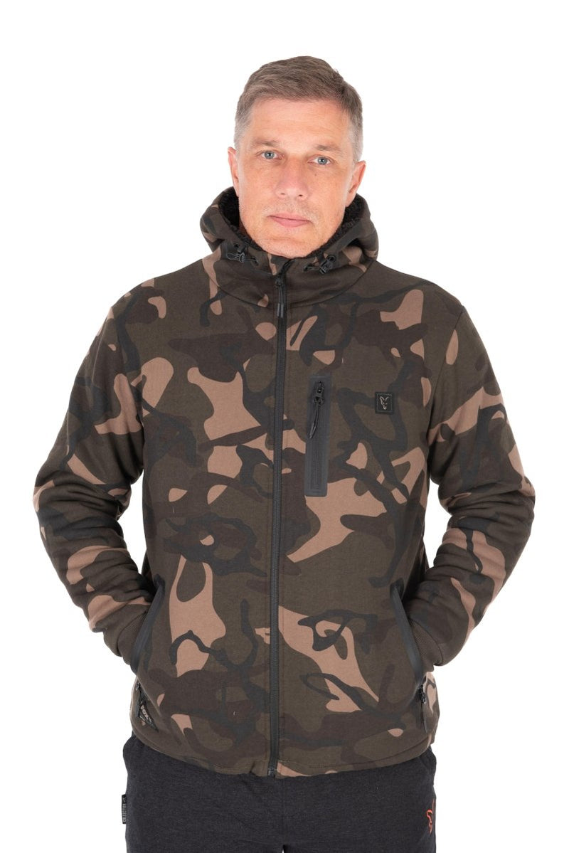 Camo Full Zip Prem Sherpa 310 Kapuzenpullover
