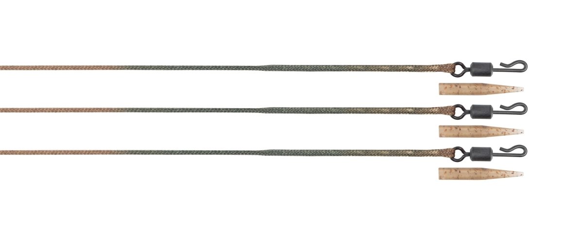 Fox Camo Leadcore Leaders - Quick Change - 50lb - 3pcs - KarperCentrale