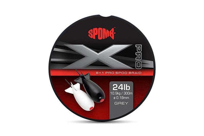 FOX SPOMB - X Pro Braid - Grijs - 24lb - 300m - KarperCentrale