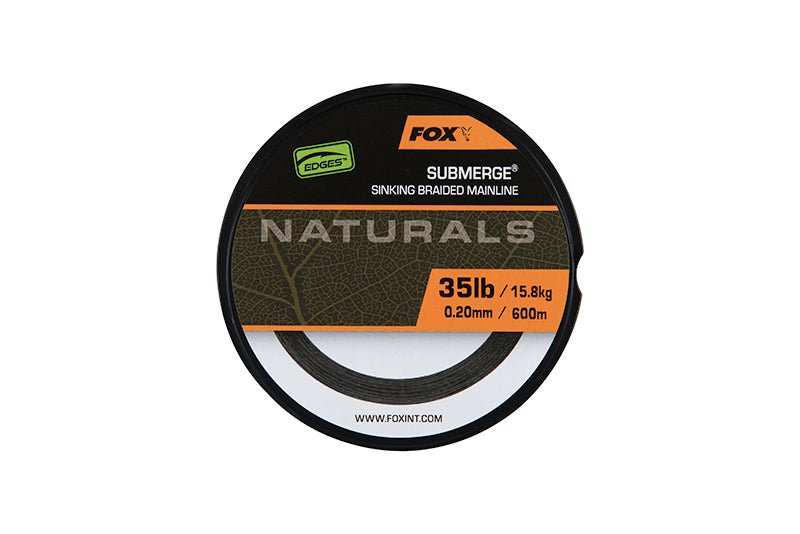 Fox Submerge Naturals Sinking Braid - 600m - dé KarperCentrale