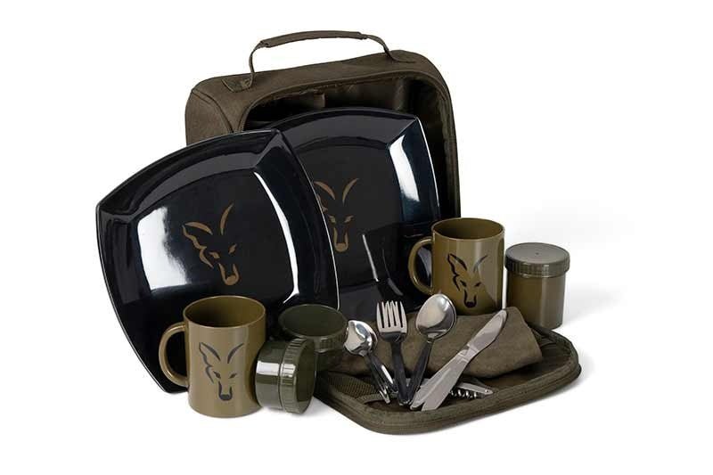 Voyager Dinner Set - Dinerset - 2 Personen - Grün - Polyester