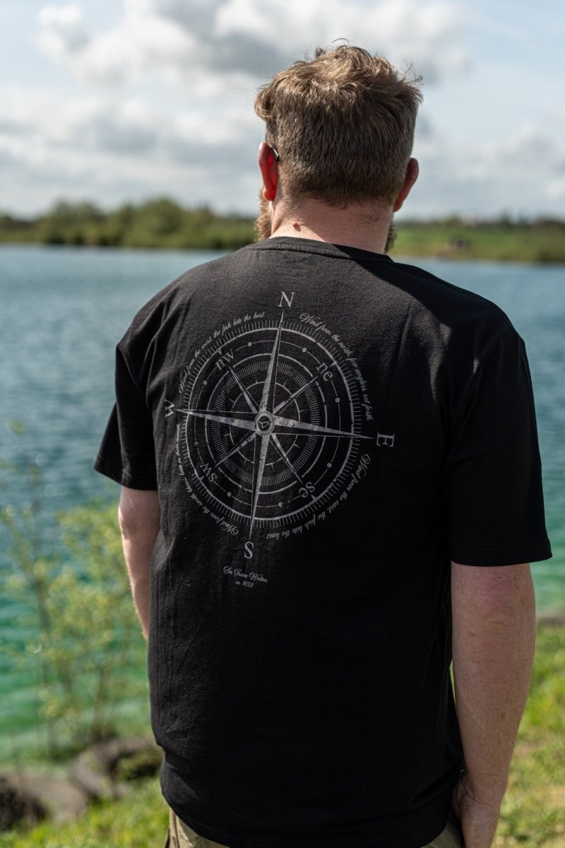 Compass T-Shirt – Schwarz