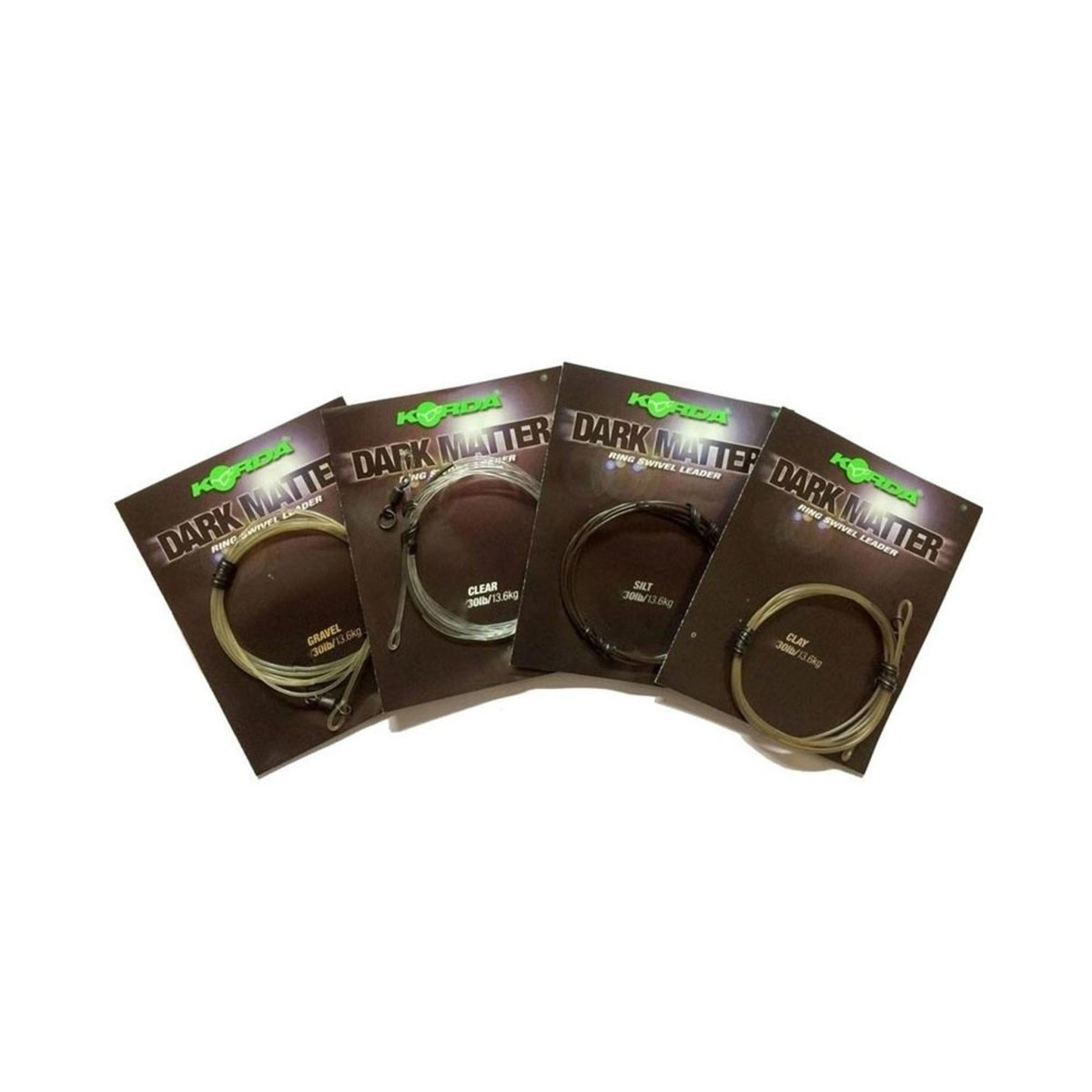 Korda Dark Matter Leader - 100cm - Ring Swivel - 40LB - KarperCentrale
