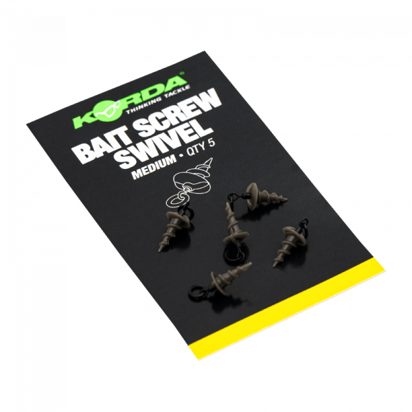 Korda Micro Ring Swivel Bait Screw Medium (5 pcs) - KarperCentrale