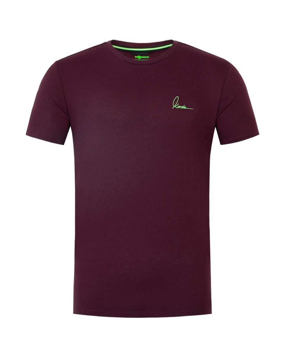 Korda Minimal - T-Shirt - Burgundy - KarperCentrale