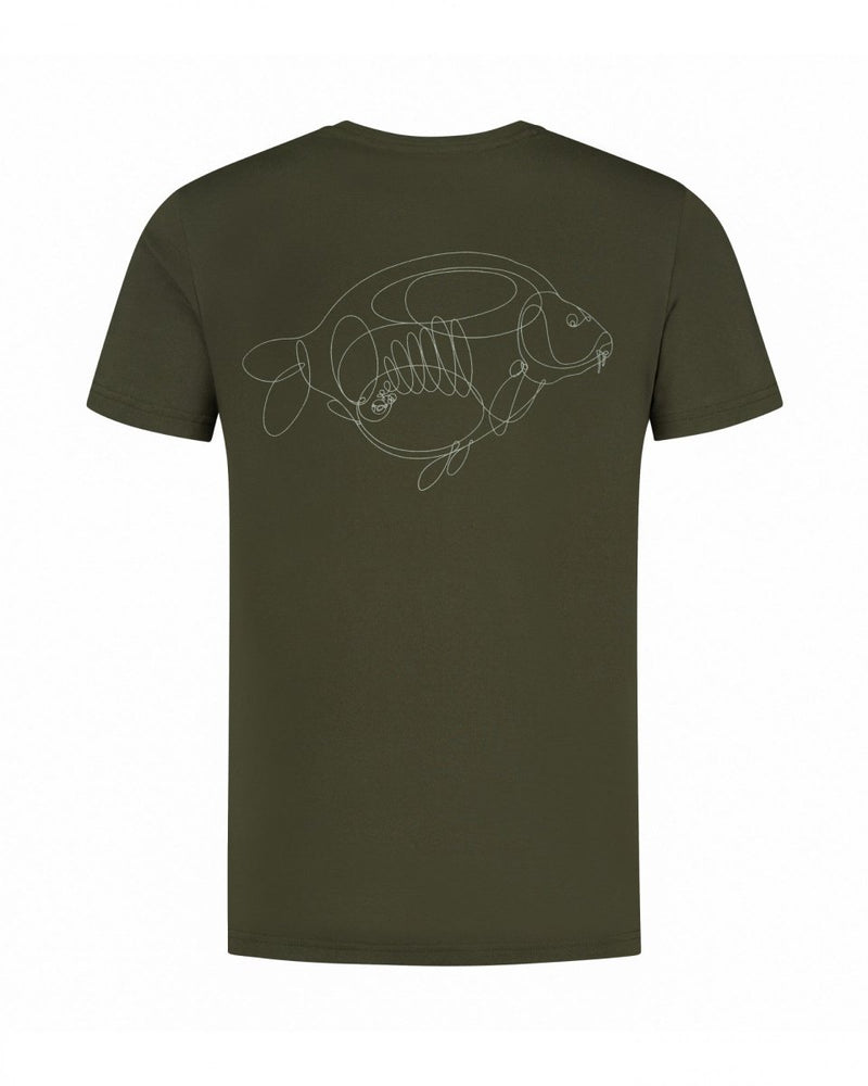 One Liner T-Shirt - Olive