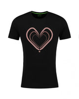 Damen Love T-Shirt - Schwarz  