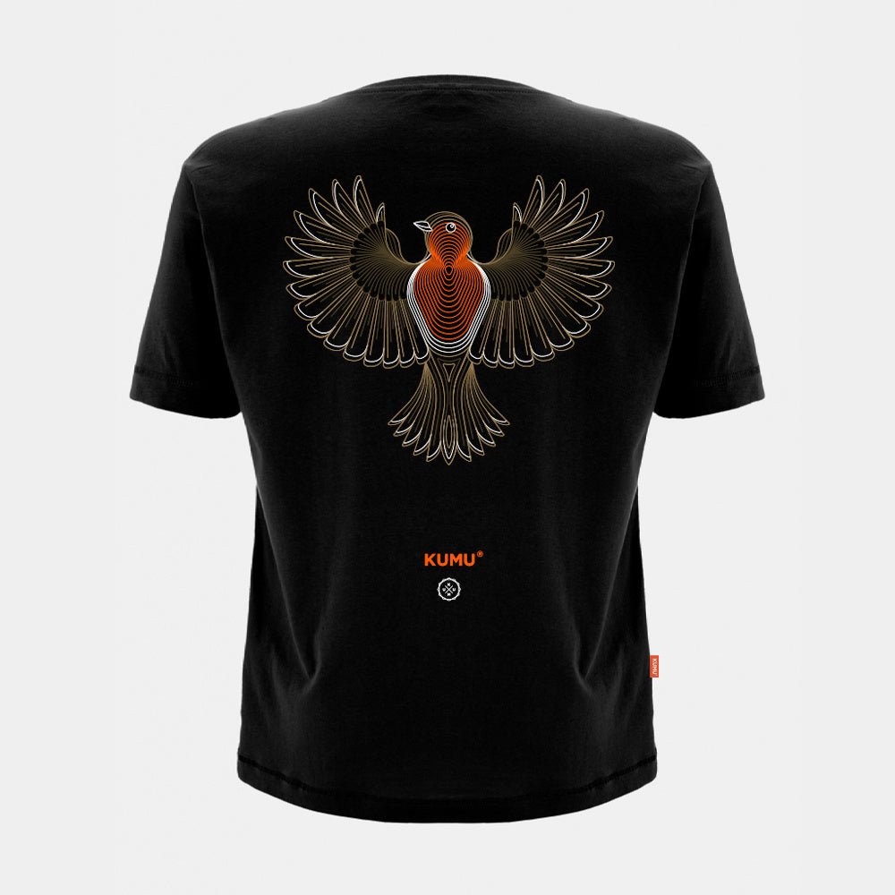 Kumu Little Red Tee - Robin Design - Keyline Style - KarperCentrale