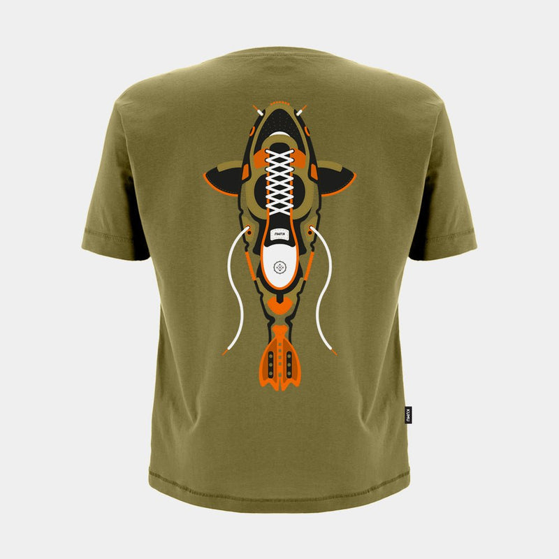 T-Shirt - Echtes Leder