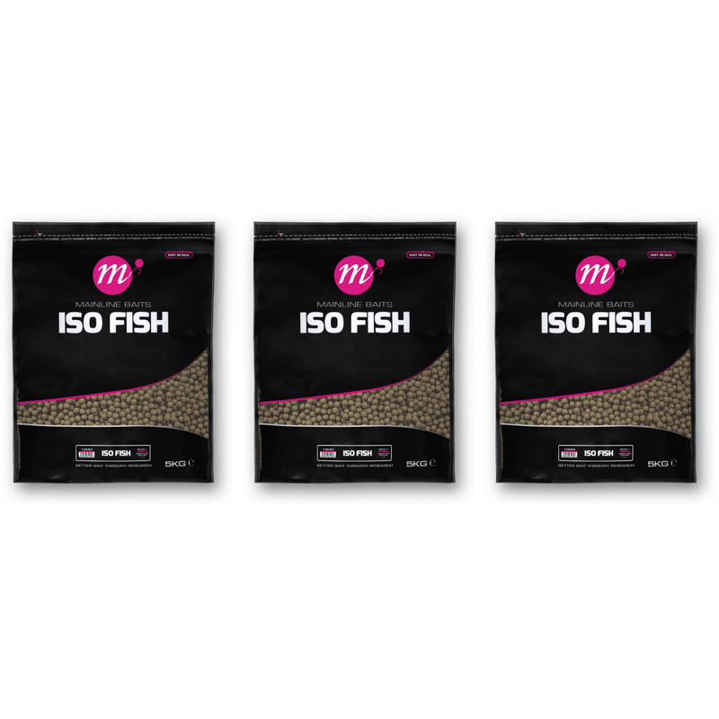 15kg ISO Fish Boilies - Großpackung